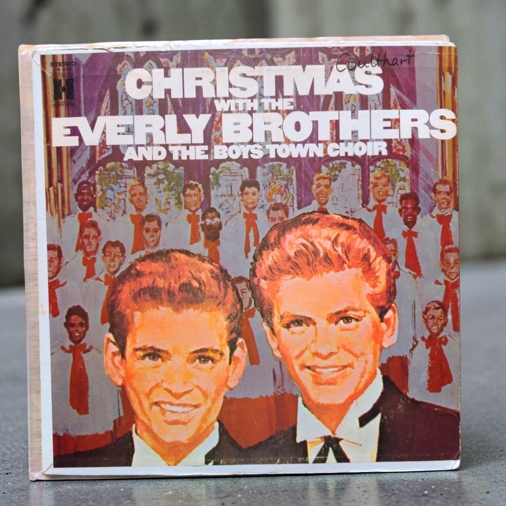 Vintage 1969 Everly Brothers Boys Town Choir Christmas Vinyl LP Harmony HS 11350